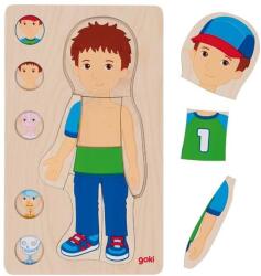 Goki Réteges puzzle fiú - az emberi test belülről