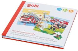 Goki Mágneses könyv puzzle Tűzoltók