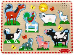 Melissa & Doug Hangos puzzle - Farm állatok