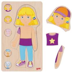Goki Réteges puzzle lány - az emberi test belülről