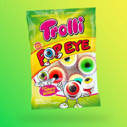 Trolli Pop Eye szemgolyó formájú gumicukor 75g - delfinbuvar