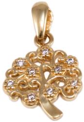 Ékszershop Köves életfa arany medál (1325717)