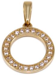 Ékszershop Köves kör arany medál (1323019)