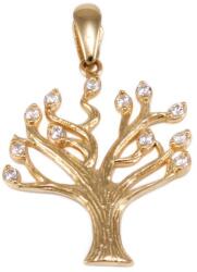 Ékszershop Köves életfa arany medál (1325718)