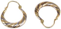 Ékszershop Bicolor kreola arany fülbevaló (1319934)
