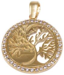 Ékszershop Köves életfa arany medál (1325719)
