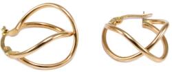 Ékszershop Végtelen jeles karika arany fülbevaló (1325748)