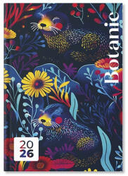 PD Calendar Határidőnapló Period Botanic A/5 napi Dark papír 2026