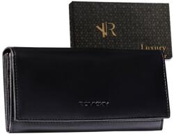 Rovicky Női Bőr Pénztárca -R-RD-35-GCL BLACK- Fekete- (5903051158995)