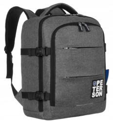  Peterson Utazó Hátizsák-PTN PLG-01-T GRAY+BL- Szürke+ Kék- (5903051202018)