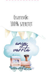 Takoy Ruhacímke 10 darabos készlet- trains/ vonat- vonatocska