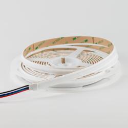 LEDIUM 24V RGBW IP65 LED szalag - 360 LED | 15W | 650 lm/méter, RGB+CRI90 4000K, 5m tekercsben, szilikon csőben
