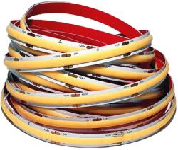 LEDIUM 24V CRI90+ IP65 vízálló 4000K COB LED szalag - 512 LED | 14W | 1240 lm/méter, melegfehér, 8 mm