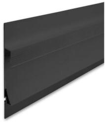 Ledium LED gipszkarton profil, íves, fekete eloxált alumínium, 2m (OH9113910)