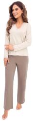 Donna Daphne long női pizsama, bézs, S