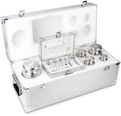 KERN & SOHN súlykészlet precíziós mérlegekhez 1 mg - 10 kg alumínium dobozban, OIML F2 súlyosztály (333-096)