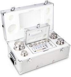 KERN & SOHN súlykészlet precíziós mérlegekhez 1 mg - 5 kg alumínium dobozban, OIML F2 súlyosztály (333-086)