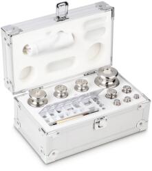 KERN & SOHN súlykészlet precíziós mérlegekhez 1 mg - 1 kg alumínium dobozban, OIML F2 súlyosztály (333-066)