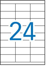 APLI Etikett, lézernyomtatókhoz, 70x35 mm, APLI, 6000 etikett/csomag (LCA2519) - irodasziget