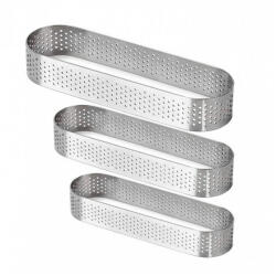  Ellipszis tarte forma, fém, 3db-os