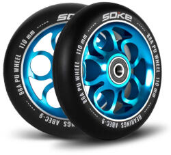 Soke 110 mm -es kék roller kerekek 2 db Soke (1677)