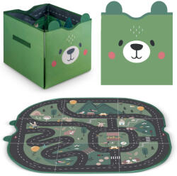 Nukido Játékkonténer és szőnyeg Nukido zöld (740800)