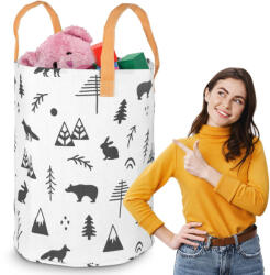 Nukido játékkosár - fehér (740224) - simplyshop