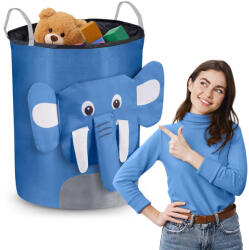 Nukido játékkosár - Kék elefánt (740227) - simplyshop