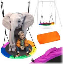 Neo-Sport XXL gólyafészek hinta, tarka, 95 cm - Swingo (1040)