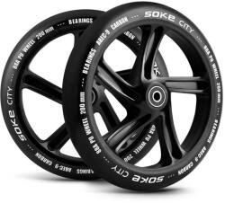 Soke 200 mm-es roller kerekek városi robogóhoz fekete 2 db Soke (803400)