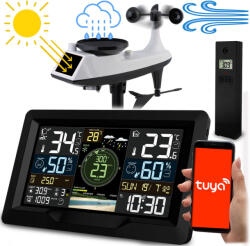 Berdsen Meteorológiai állomás szél- és esőérzékelővel BD-914 fekete (391400)