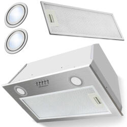 Berdsen Beépíthető páraelszívó 120 W , 380 m3/h , 60 cm , 2X2W Led , fehér Berdsen (3139)
