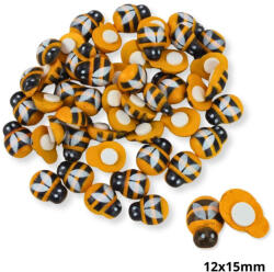 Fa méhecske dekor öntapadós 12x15mm 50db/cs