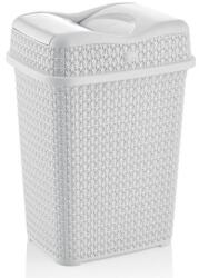 Rio Szemetes középen billenős kötött mintás - több színben Szín: Fehér 10l