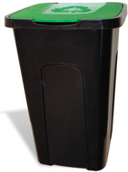 Keeper Szelektív hulladékgyűjtő 50L 36, 5x37x55, 5cm Szín: Zöld