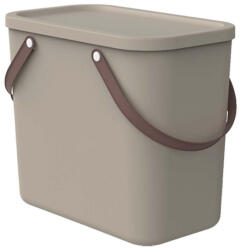 Dünya Plastik Szemetes tároló 25L 40x23, 5x34cm Szín: Cappuccino