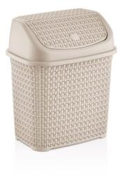 Rio Szemetes billenős 10L kötött mintás - több színben Szín: Bézs