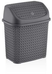 Rio Szemetes billenős 10L kötött mintás - több színben Szín: Fekete