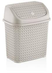 Rio Szemetes billenős 10L kötött mintás - több színben Szín: Barna