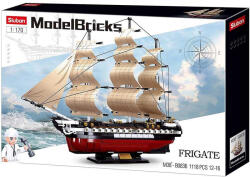Sluban Model Bricks - Vitorlás Fregatt hajó építőjáték készlet (M38-B0836)