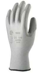  Szerelőkesztyű poliészter PU tenyérmártással M-es méret Guarder szürke (SF0023) - officefirst
