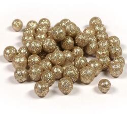 ArtExport Hungarocell (styropor) bogyó, 1, 5 cm - pezsgő glitter