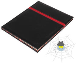 Realsystem Határidőnapló REALSYSTEM Business A/4S heti sárga lapos élei egyedi grafikával nyomott fekete 2026