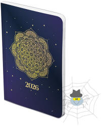 TopTimer Határidőnapló TOPTIMER Joy Flexi F012 B/6 heti fehér lapos Mandalás 2026