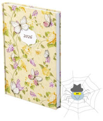 TopTimer Határidőnapló TOPTIMER Joy J015 A/5 heti fehér lapos Pillangó UV 2026