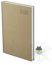 TopTimer Határidőnapló TOPTIMER Traditional T012 B/6 heti fehér lapos bézs 2026