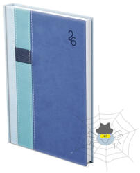 TopTimer Határidőnapló TOPTIMER Vario V011 B/5 heti fehér lapos világoskék-türkiz-kék 2026