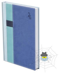 TopTimer Határidőnapló TOPTIMER Vario V021 A/5 napi fehér lapos világoskék-türkiz-kék 2026