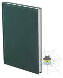 TopTimer Határidőnapló TOPTIMER Traditional T015 A/5 heti fehér lapos zöld 2026