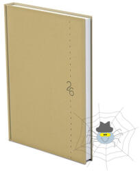 TopTimer Határidőnapló TOPTIMER Linea L011 B/5 heti fehér lapos bézs 2026